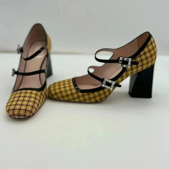 Brand New  ROGER VIVIER
Tweed Très Vivier Mini Babies Pumps Size 39.5 - Picture 16 of 17